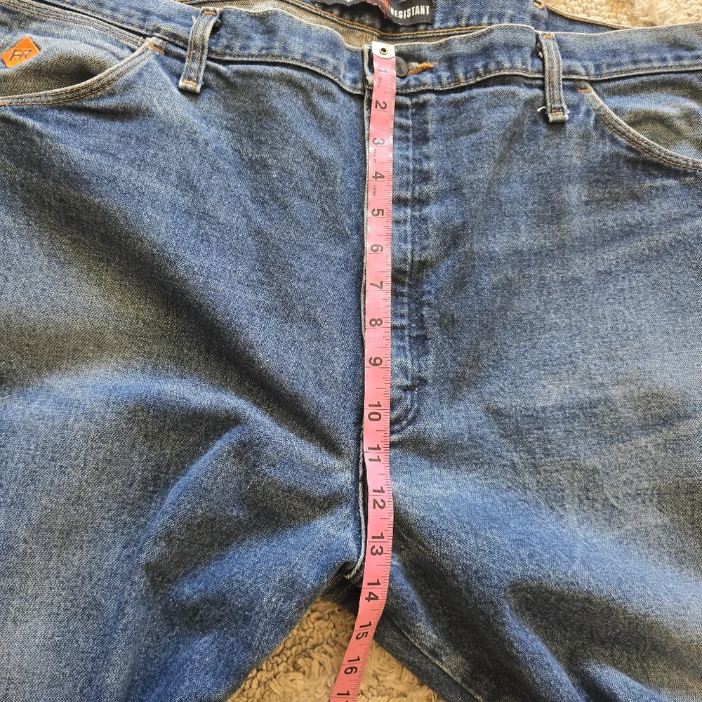 Men’s Wrangler Jeans Fire Resistant FR 13 Original Size 42x34 EUC - Picture 5 of 9